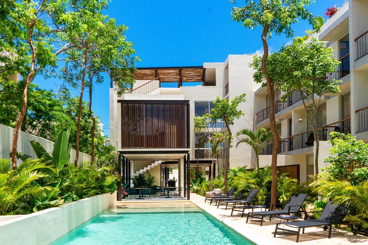Private Pool And Roof Top For 3 In La Veleta トゥルム エクステリア 写真
