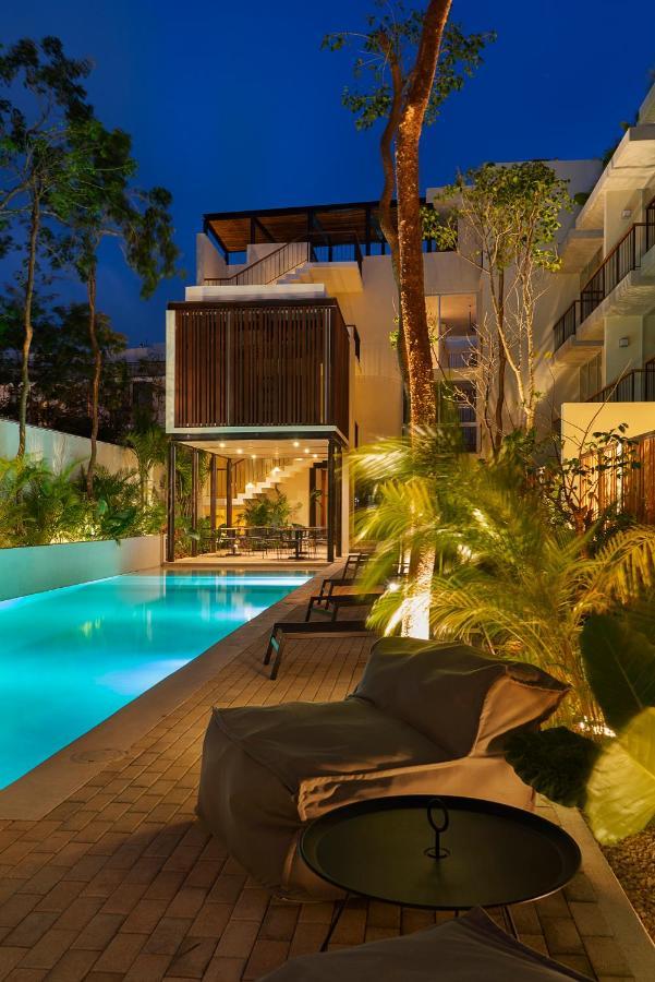 Private Pool And Roof Top For 3 In La Veleta トゥルム エクステリア 写真