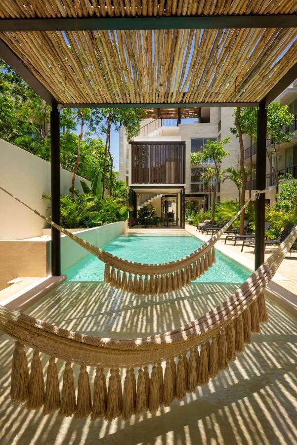 Private Pool And Roof Top For 3 In La Veleta トゥルム エクステリア 写真